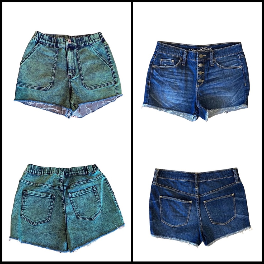 Wild Fable & Universal Thread High Rise Shorts Size 2 Bundle NWOT